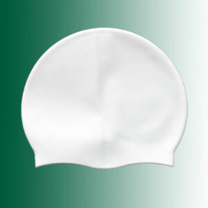 White Swimming Silicon Cap (Rutherford)